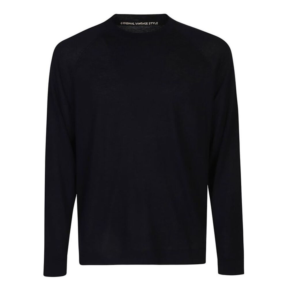 Original Vintage Men's Cotton Blend Silk Sweater
